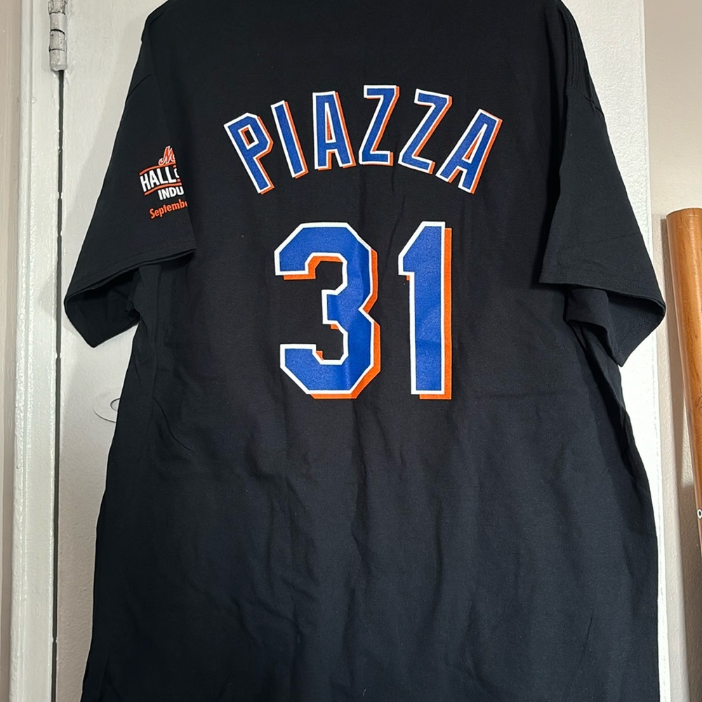 Piazza Hall of Fame tee - Mets, MLB